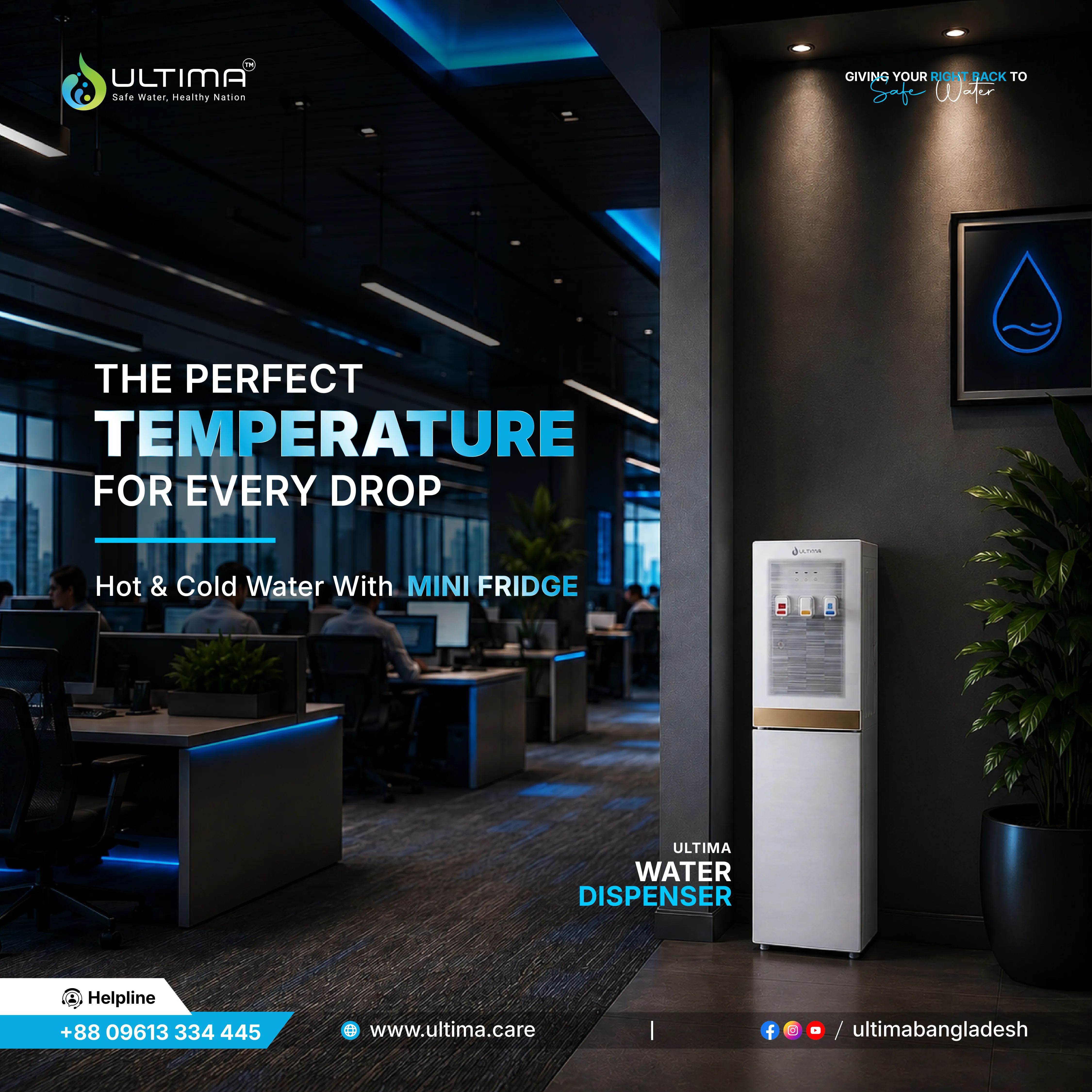 ULTIMA Hot & Cold Water Dispenser