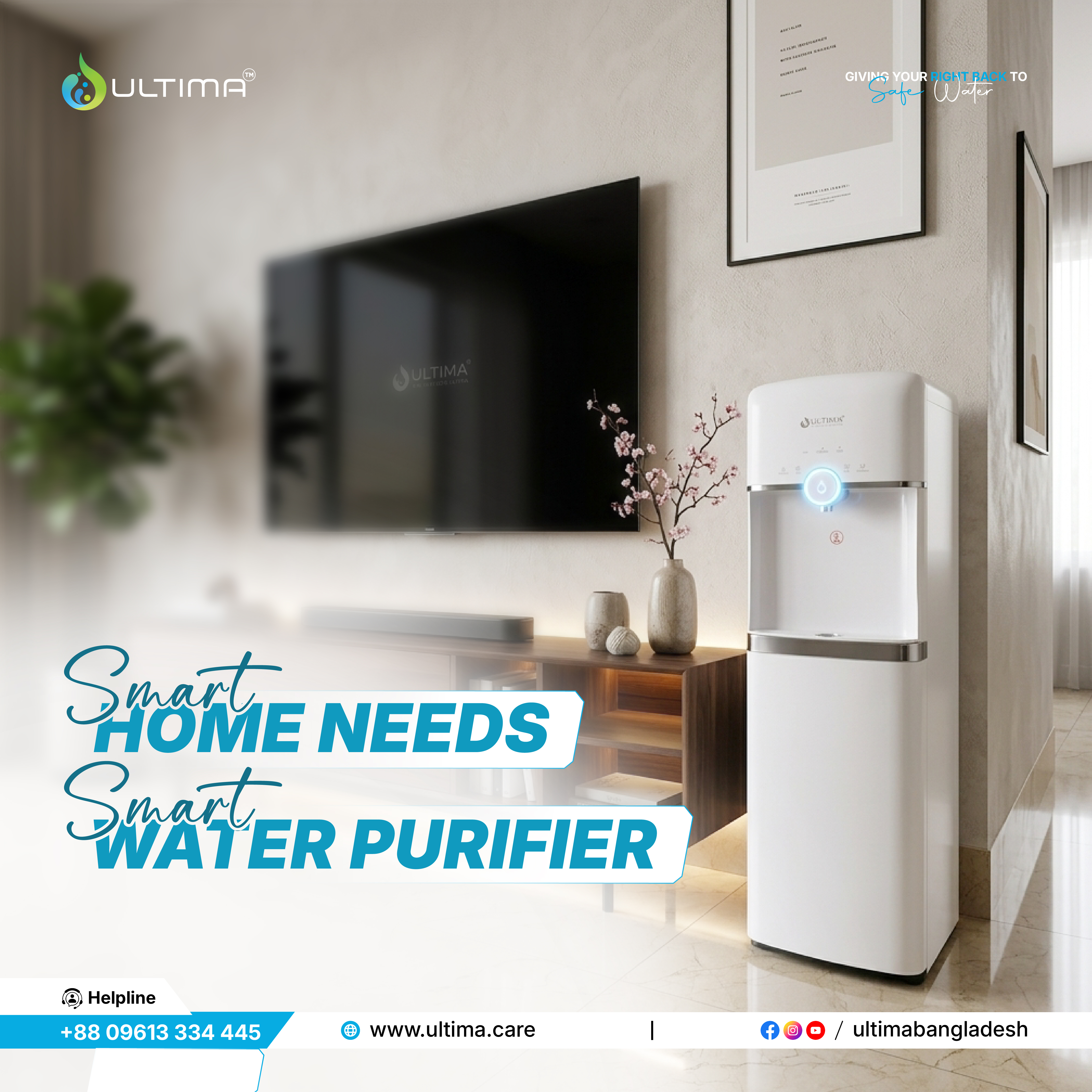 ULTIMA Elite RO - Hot & Cold 5 Stage Water Purifier